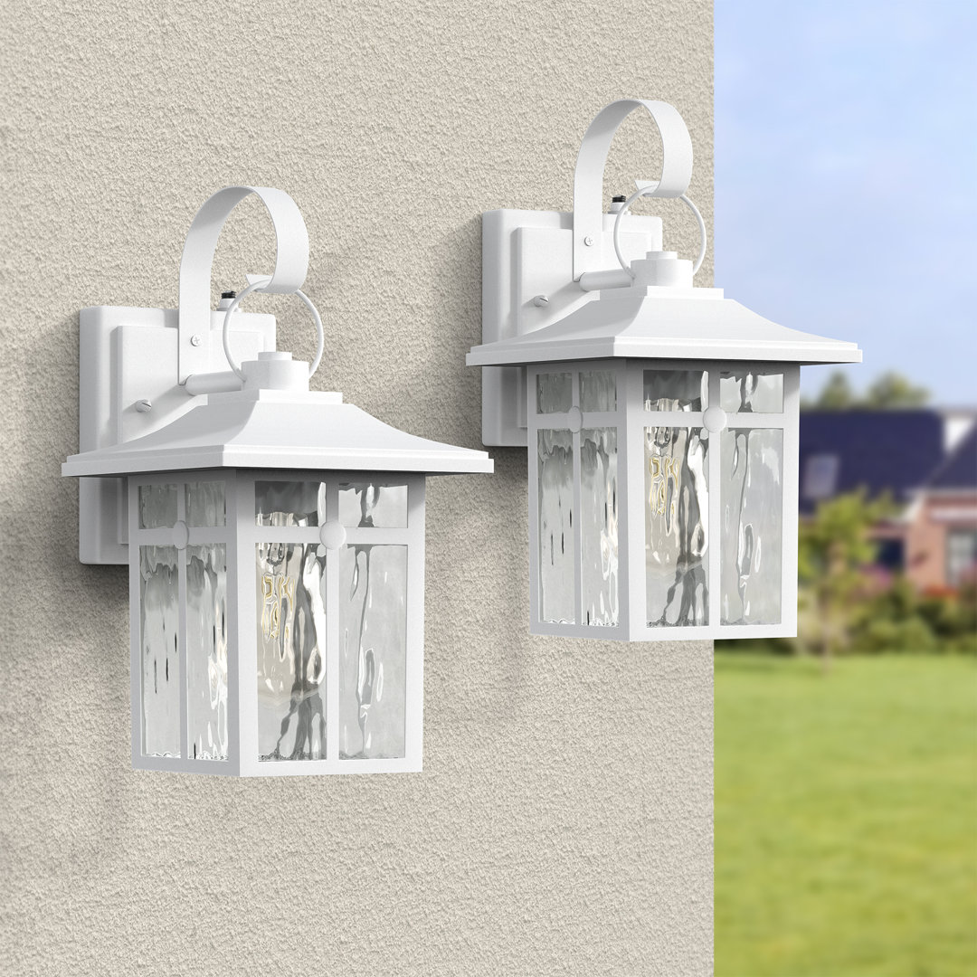 Dallas 1 - Light 13''H Aluminum ETL Outdoor Wall Sconce with Dusk to Dawn